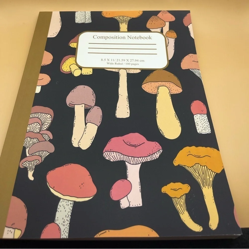 Mushroom Journal/Notebook, New